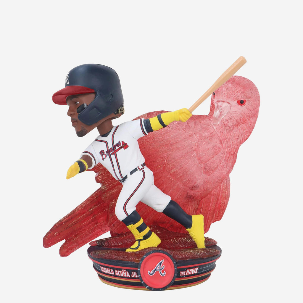 Ronald Acuna Jr Atlanta Braves Hawk Spirit Animal Bobblehead FOCO - FOCO.com