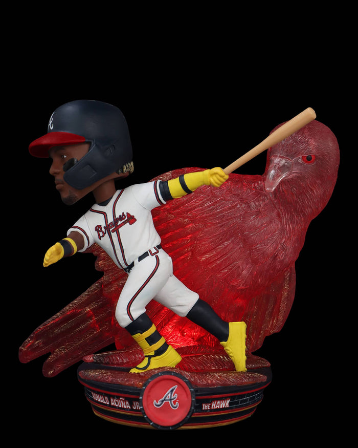 Ronald Acuna Jr Atlanta Braves Hawk Spirit Animal Bobblehead FOCO - FOCO.com