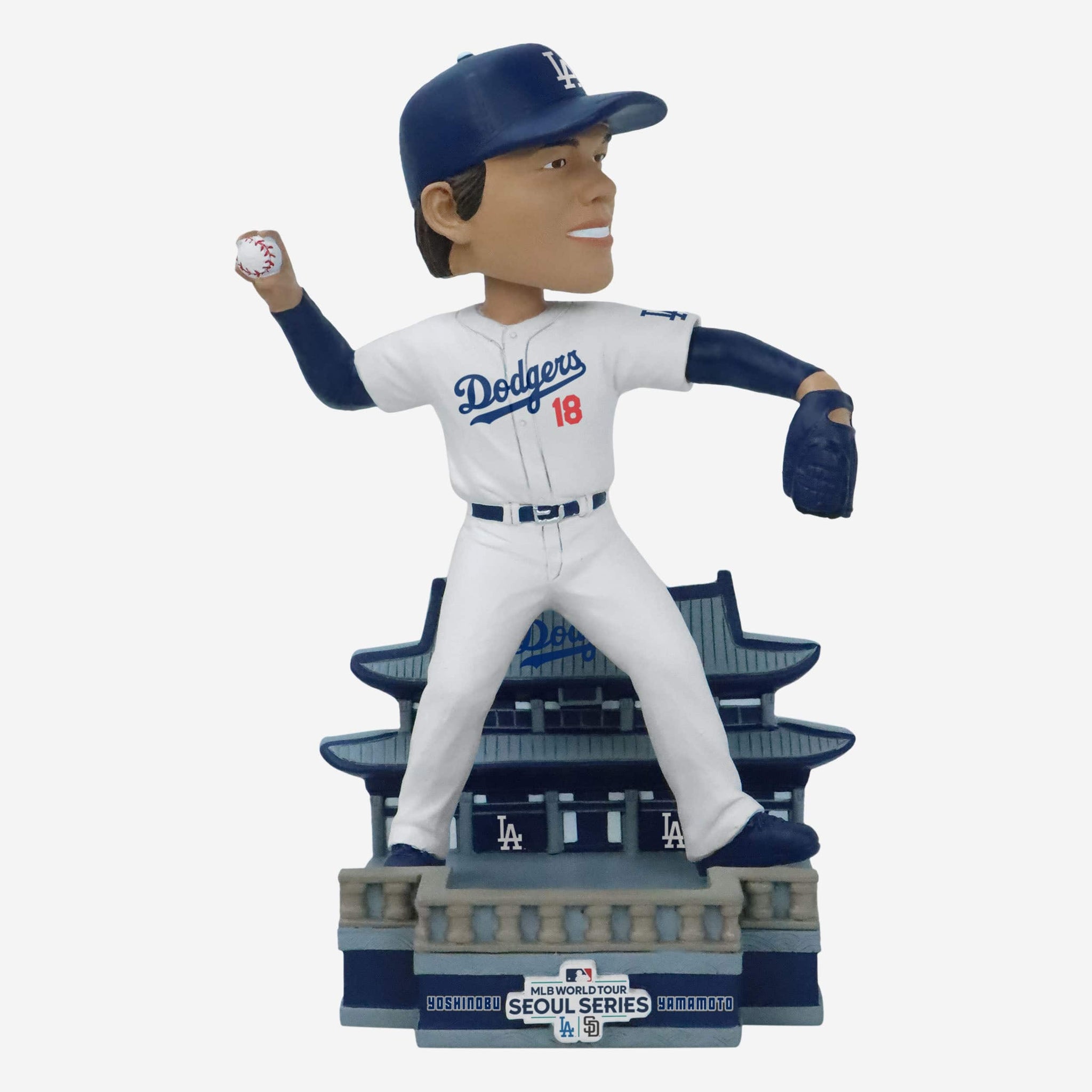 Yoshinobu Yamamoto フィギュア 18 ボブルヘッド Yoshinobu Yamamoto Los Angeles Dodgers 2024 Seoul Series