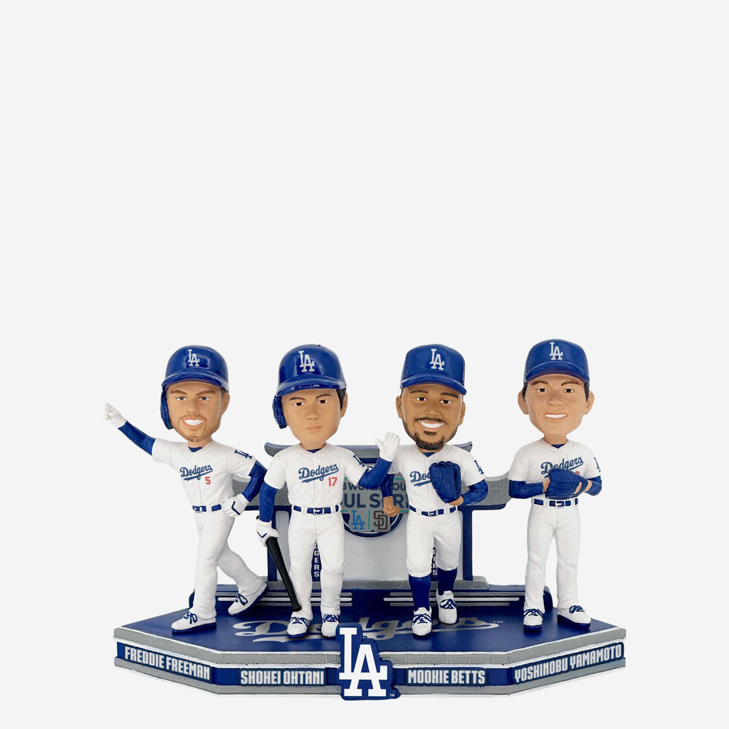 Los Angeles Dodgers 2024 Seoul Series Mini Bobblehead Scene FOCO - FOCO.com
