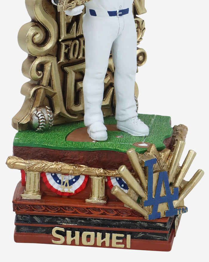 Shohei Ohtani Los Angeles Dodgers a Season for the Ages Commemorative Bobblehead FOCO - FOCO.com
