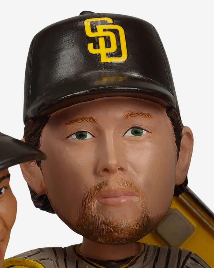 San Diego Padres Postseason-Clinching Triple Play Mini Bobblehead Scene FOCO - FOCO.com