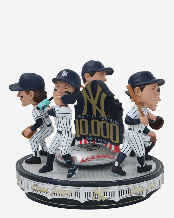 New York Yankees 10,000 Wins Spinner MIni Bobblehead Scene FOCO - FOCO.com