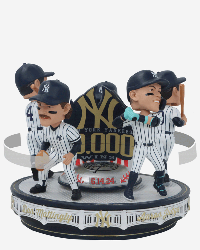 New York Yankees 10,000 Wins Spinner MIni Bobblehead Scene FOCO - FOCO.com