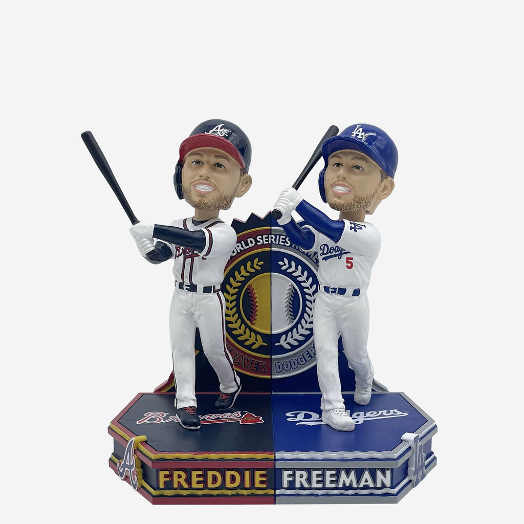 Freddie Freeman Los Angeles Dodgers & Atlanta Braves 5 Home Runs of Freddie's Dual Bobblehead FOCO - FOCO.com