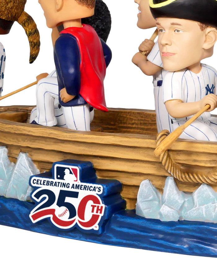 New York Yankees America's 250th Anniversary Crossing the Delaware Mini Bobblehead Scene FOCO - FOCO.com