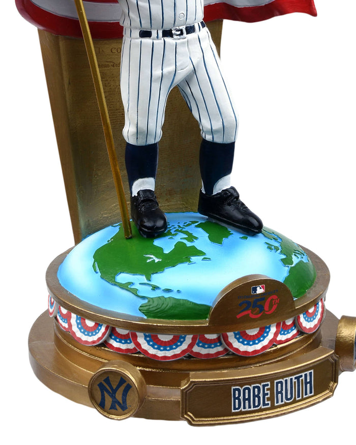 Babe Ruth New York Yankees America's 250th Anniversary Flag Bobblehead FOCO - FOCO.com