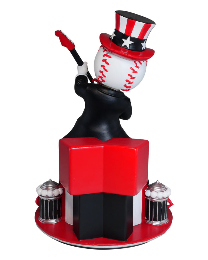 Mr Redlegs Cincinnati Reds America's 250th Anniversary Star Spangled Banner Sound Chip Mascot Bobblehead