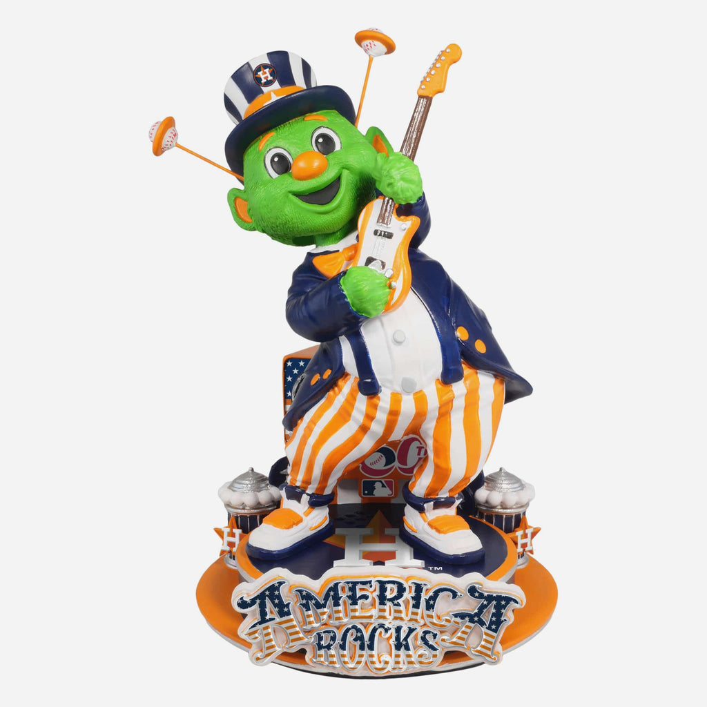 Orbit Houston Astros America's 250th Anniversary Star Spangled Banner Sound Chip Mascot Bobblehead FOCO - FOCO.com