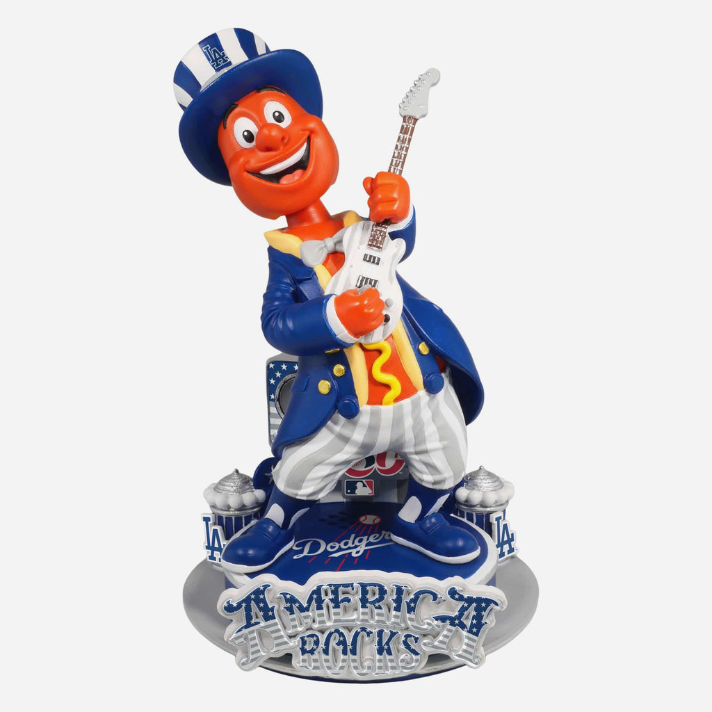 Dodger Dog Los Angeles Dodgers America's 250th Anniversary Star Spangled Banner Sound Chip Mascot Bobblehead