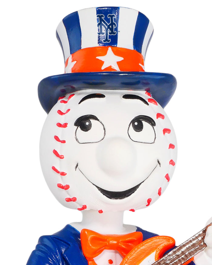 Mr Met New York Mets America's 250th Anniversary Star Spangled Banner Sound Chip Mascot Bobblehead