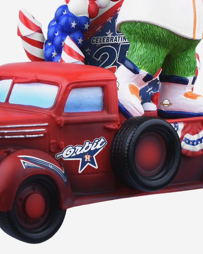 Orbit Houston Astros America's 250th Anniversary Parade Float Mascot Bobblehead FOCO - FOCO.com