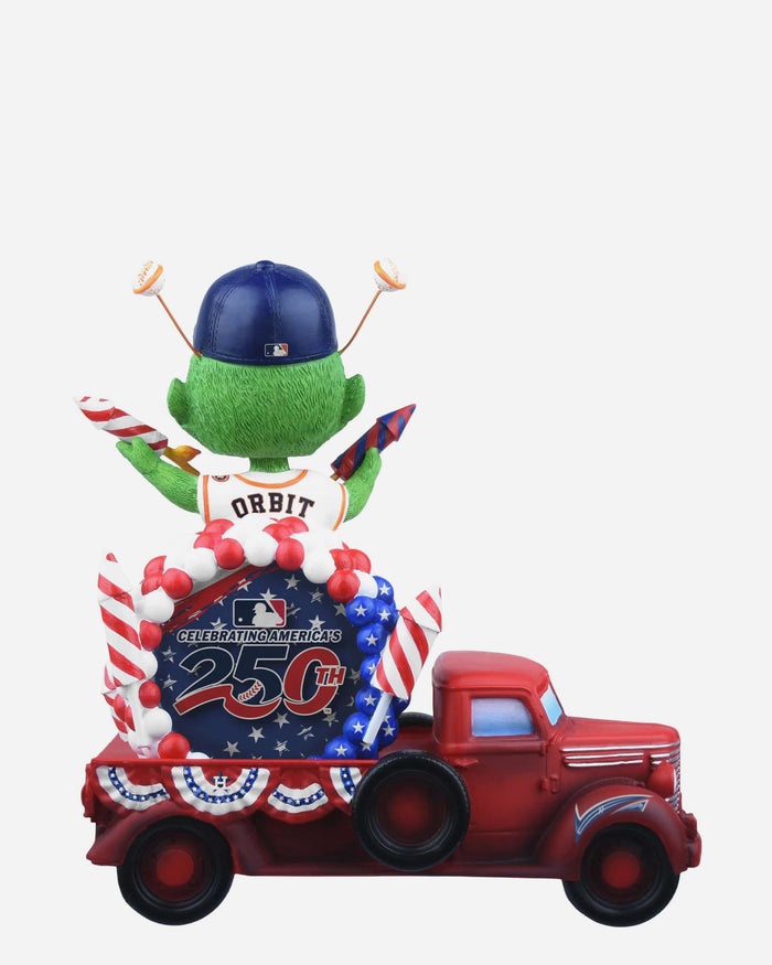 Orbit Houston Astros America's 250th Anniversary Parade Float Mascot Bobblehead FOCO - FOCO.com