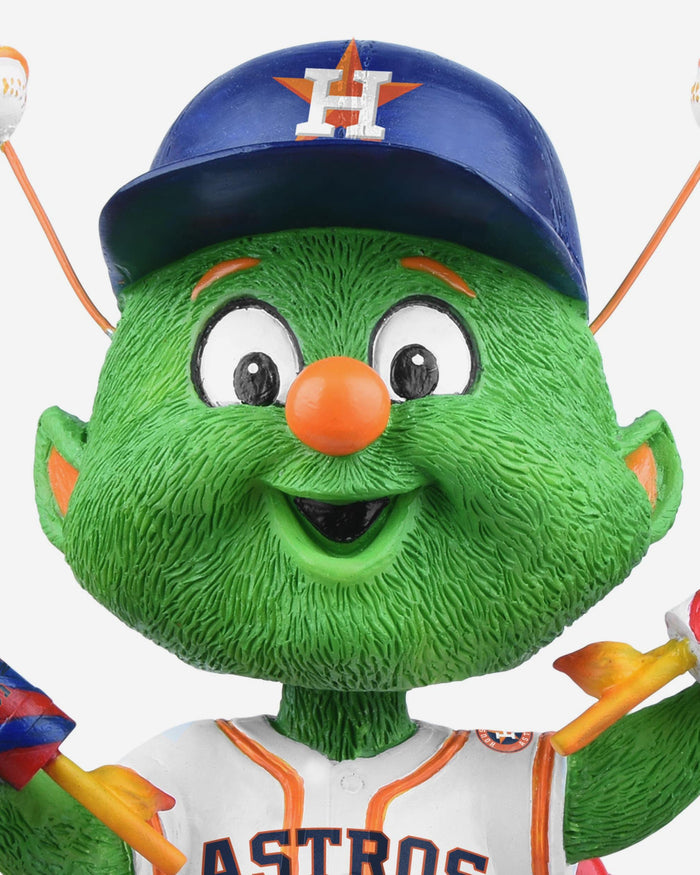 Orbit Houston Astros America's 250th Anniversary Parade Float Mascot Bobblehead FOCO - FOCO.com