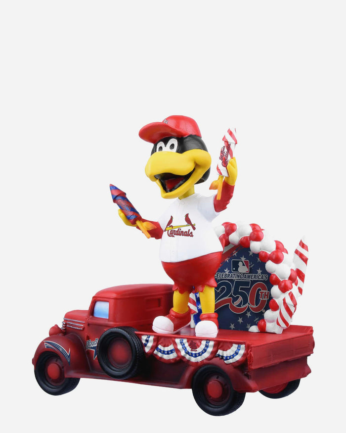 Fredbird St Louis Cardinals America's 250th Anniversary Parade Float Mascot Bobblehead FOCO - FOCO.com