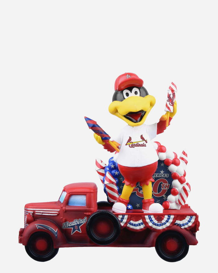 Fredbird St Louis Cardinals America's 250th Anniversary Parade Float Mascot Bobblehead FOCO - FOCO.com