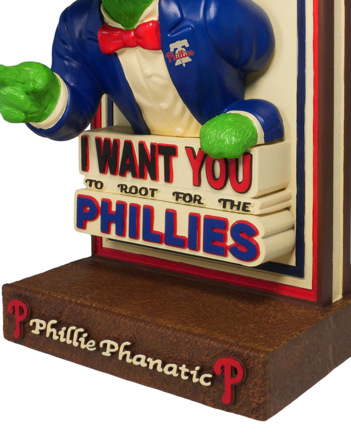 Phillie Phanatic Philadelphia Phillies America's 250th Anniversary Uncle Sam Mascot Bobblehead