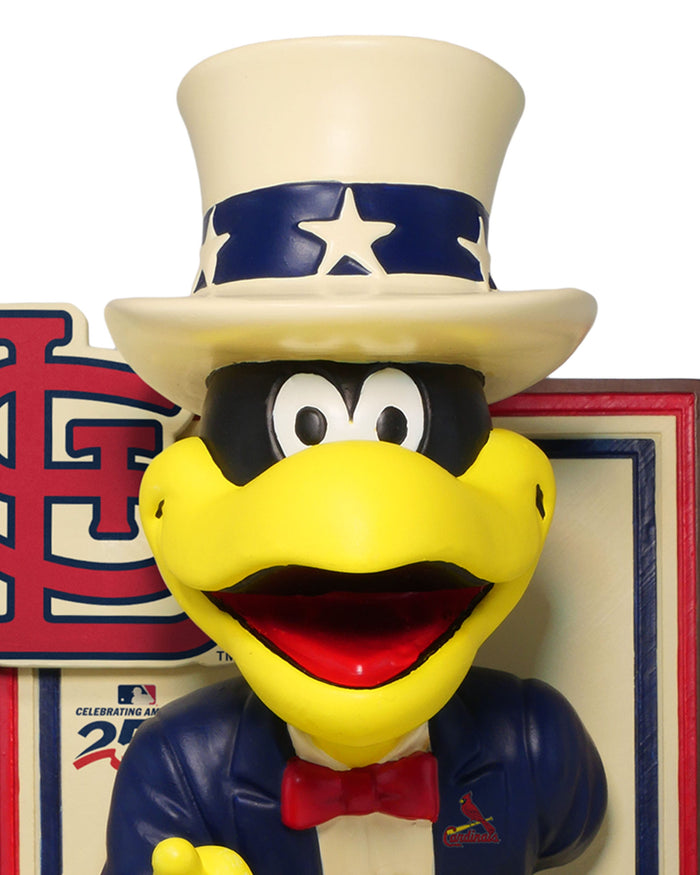Fredbird St Louis Cardinals America's 250th Anniversary Uncle Sam Mascot Bobblehead