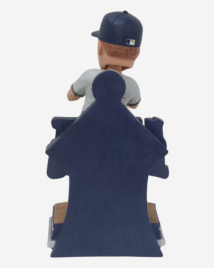 Jacob Misiorowski Milwaukee Brewers 11 No-Hit Innings Career Start Bobblehead FOCO - FOCO.com