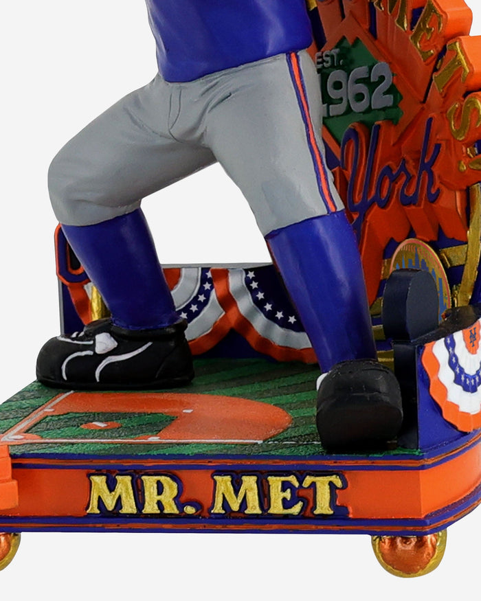 Mr Met New York Mets Blue Alternate Uniform Mascot Bobblehead FOCO - FOCO.com