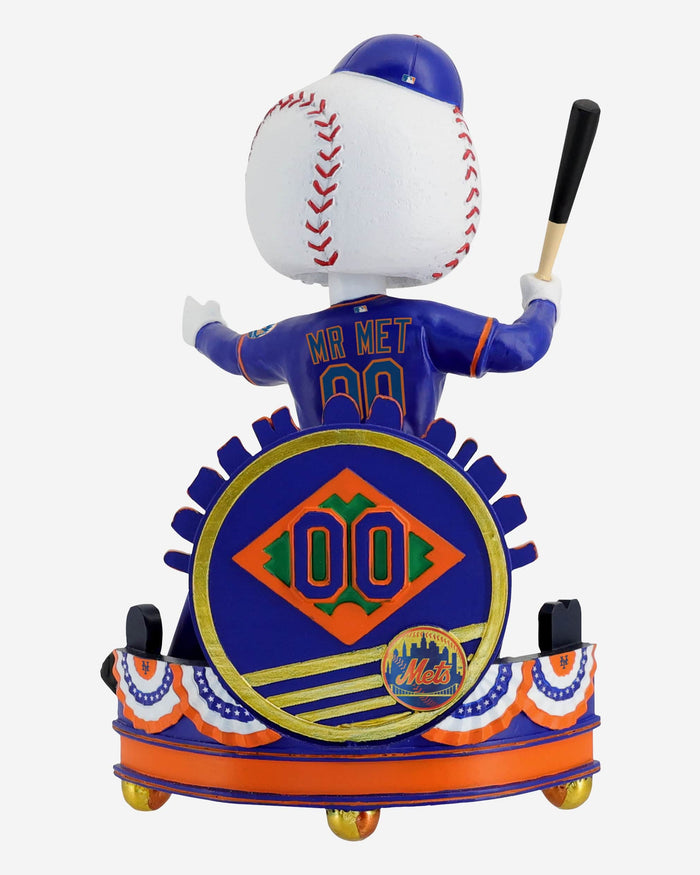 Mr Met New York Mets Blue Alternate Uniform Mascot Bobblehead FOCO - FOCO.com