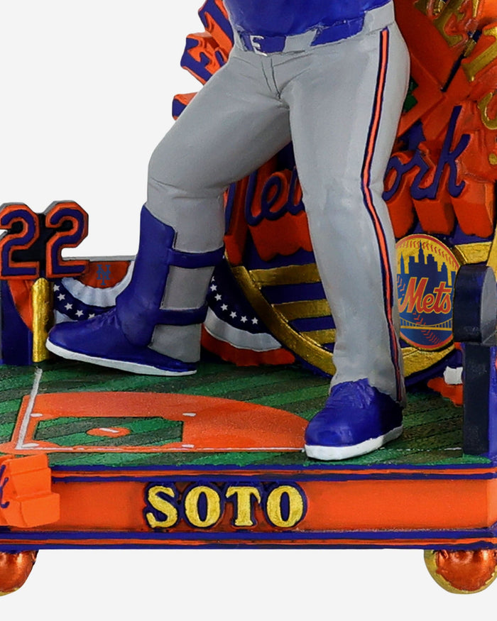 Juan Soto New York Mets Blue Alternate Uniform Bobblehead FOCO - FOCO.com