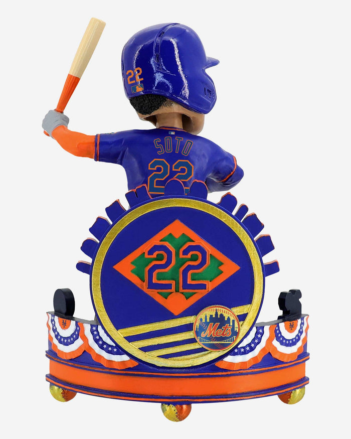 Juan Soto New York Mets Blue Alternate Uniform Bobblehead FOCO - FOCO.com