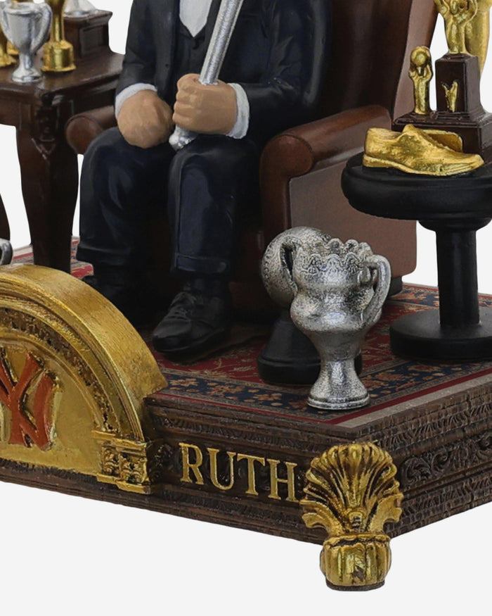 Babe Ruth New York Yankees Award Collection Mini Bobblehead Scene FOCO - FOCO.com