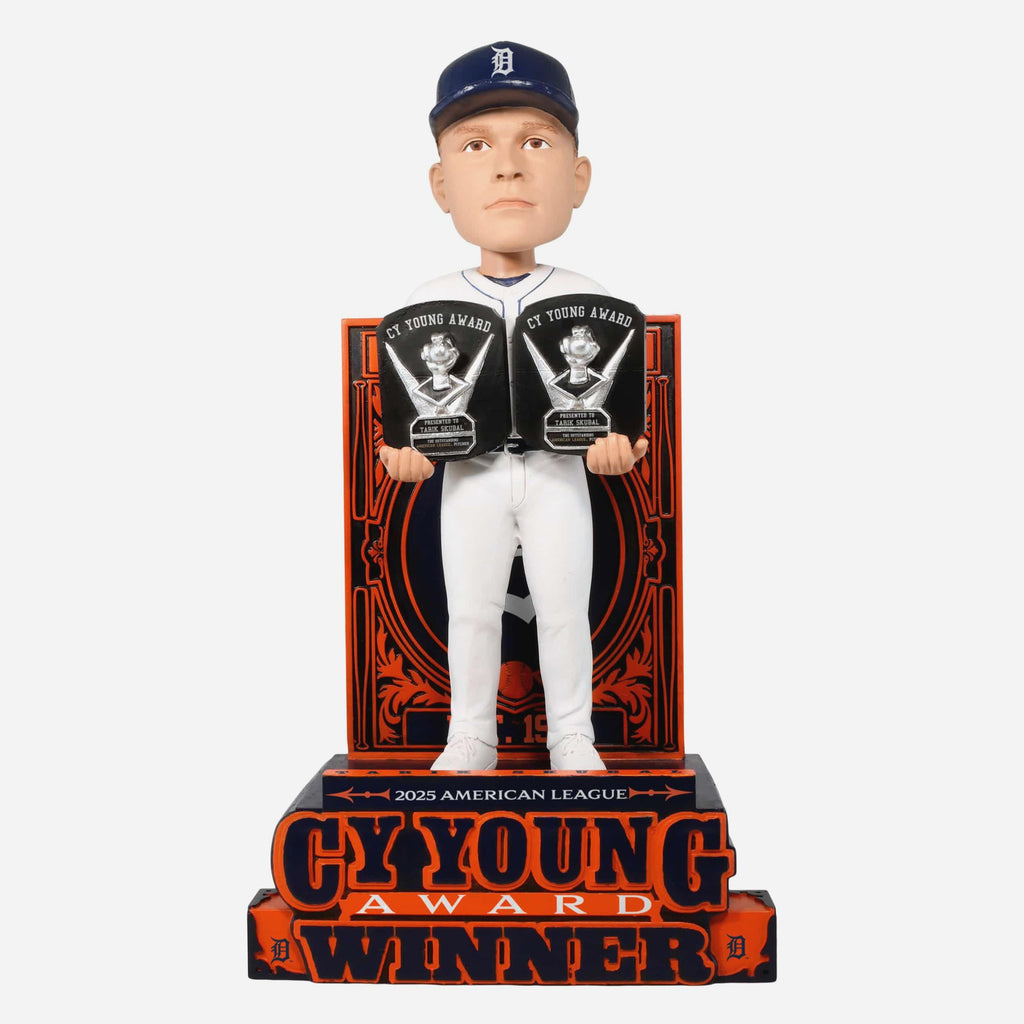 Tarik Skubal Detroit Tigers 2025 AL CY Young Award Bobblehead FOCO - FOCO.com