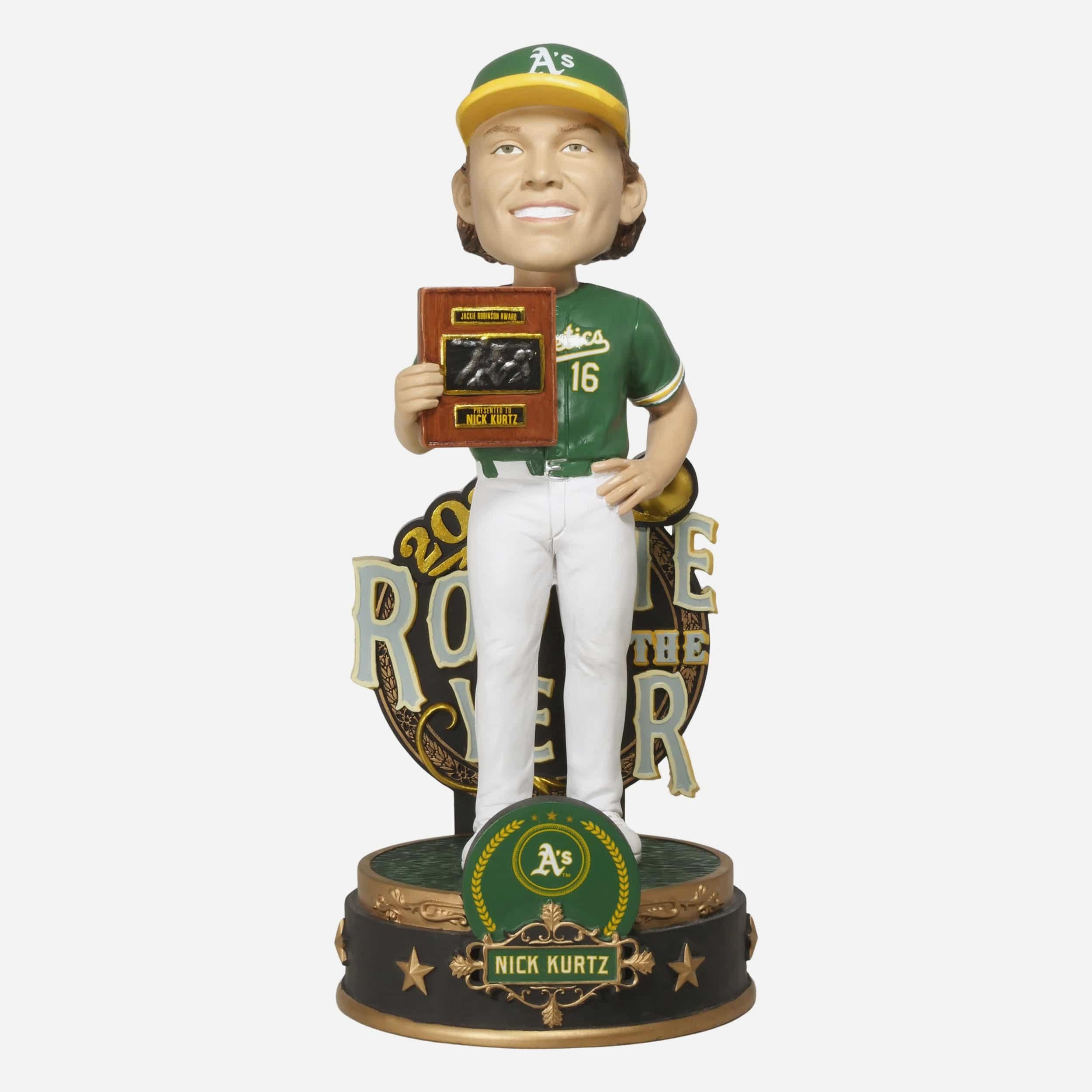 Nick Kurtz Athletics 2025 AL Rookie of the Year Award Bobblehead FOCO