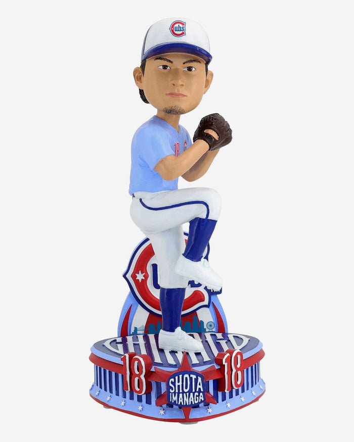 Shota Imanaga Chicago Cubs Alternate Uniform Bobblehead FOCO - FOCO.com