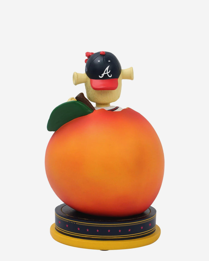Blooper Atlanta Braves 2025 MLB All-Star Peach Mascot Mini Bobblehead Scene FOCO - FOCO.com