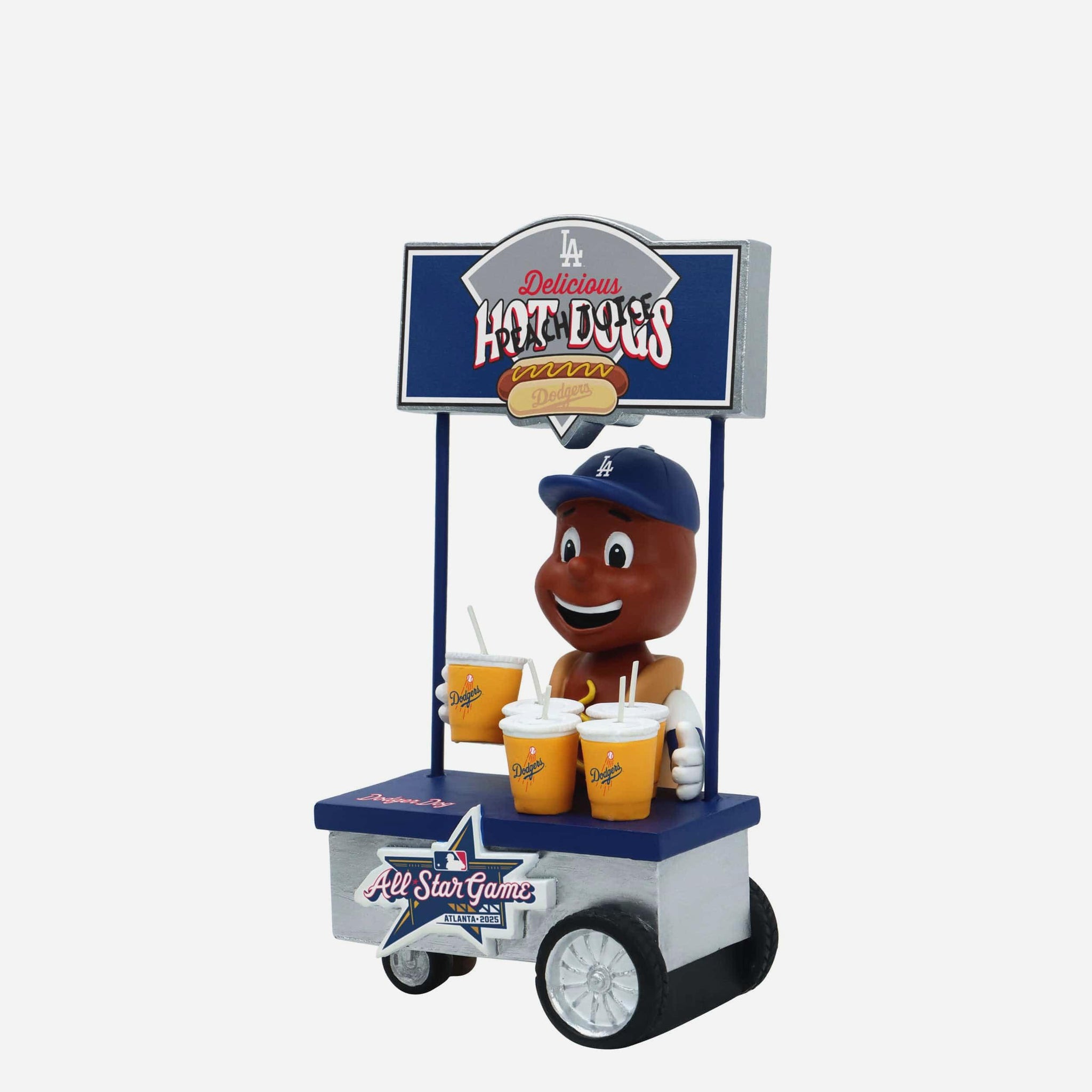 Dodger Dog Los Angeles Dodgers 2025 MLB All-Star Peach Mascot Mini