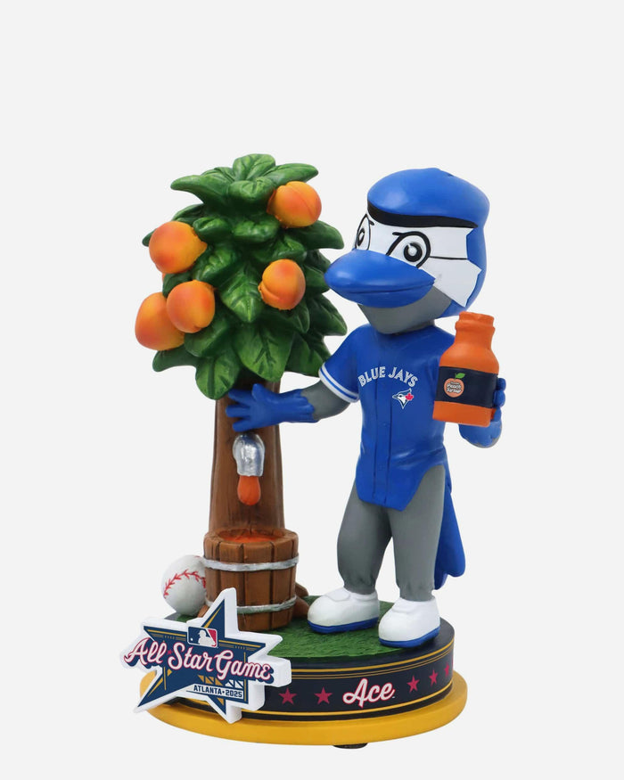 Ace Toronto Blue Jays 2025 MLB All-Star Peach Mascot Mini Bobblehead Scene FOCO - FOCO.com