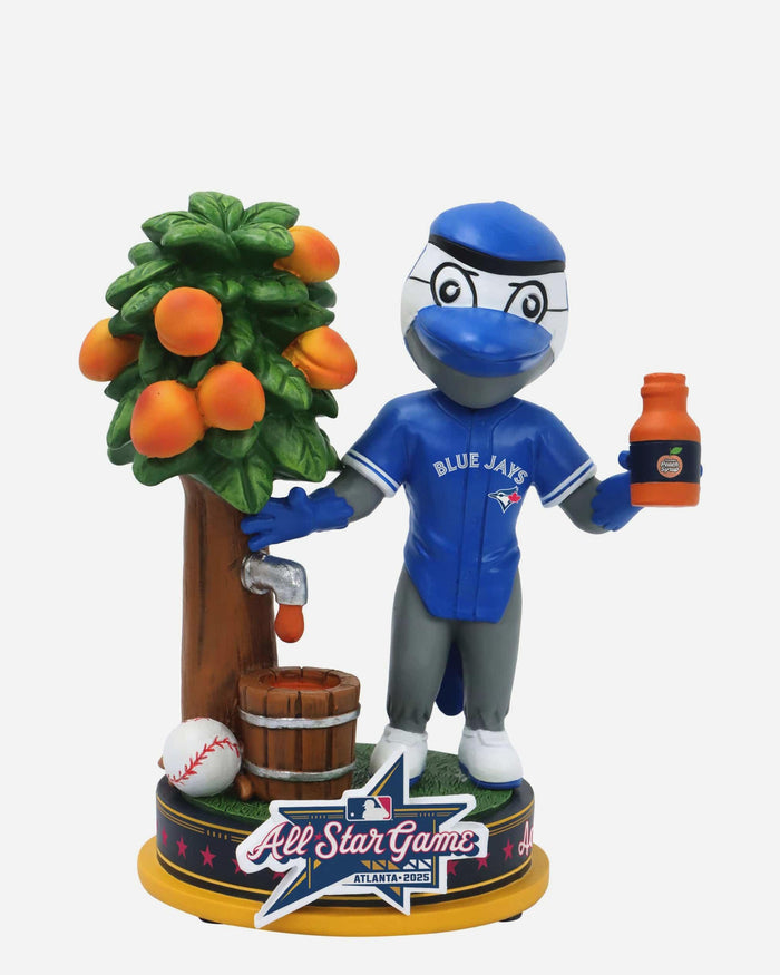 Ace Toronto Blue Jays 2025 MLB All-Star Peach Mascot Mini Bobblehead Scene FOCO - FOCO.com