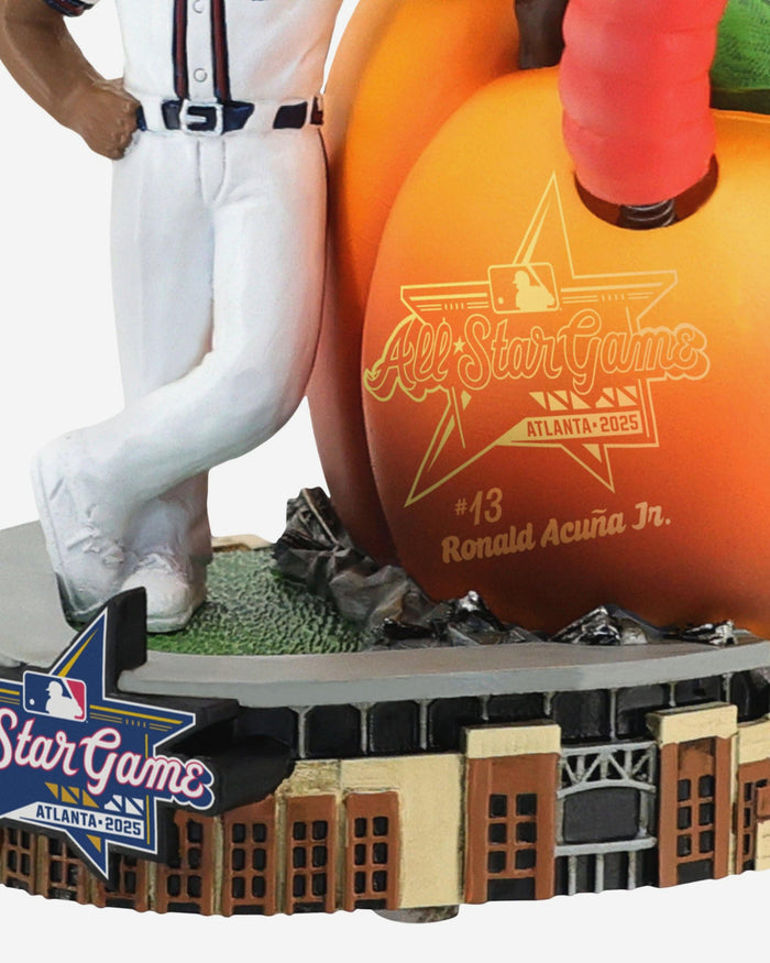 Ronald Acuna Jr Atlanta Braves 2025 MLB All-Star Peach Dual Bobblehead FOCO - FOCO.com