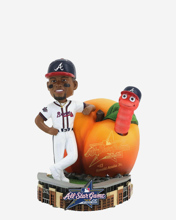 【SALE】MLBロナルド・アクーニャ・ジュニア ボブルヘッド Ronald Acuna Jr Atlanta Braves 2025 MLB All-Star Peach Dual