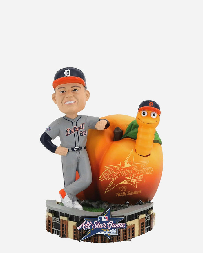 Tarik Skubal Detroit Tigers 2025 MLB All-Star Peach Dual Bobblehead FOCO - FOCO.com