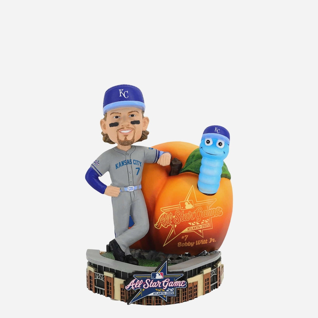 Bobby Witt Jr Kansas City Royals 2025 MLB All-Star Peach Dual Bobblehead FOCO - FOCO.com