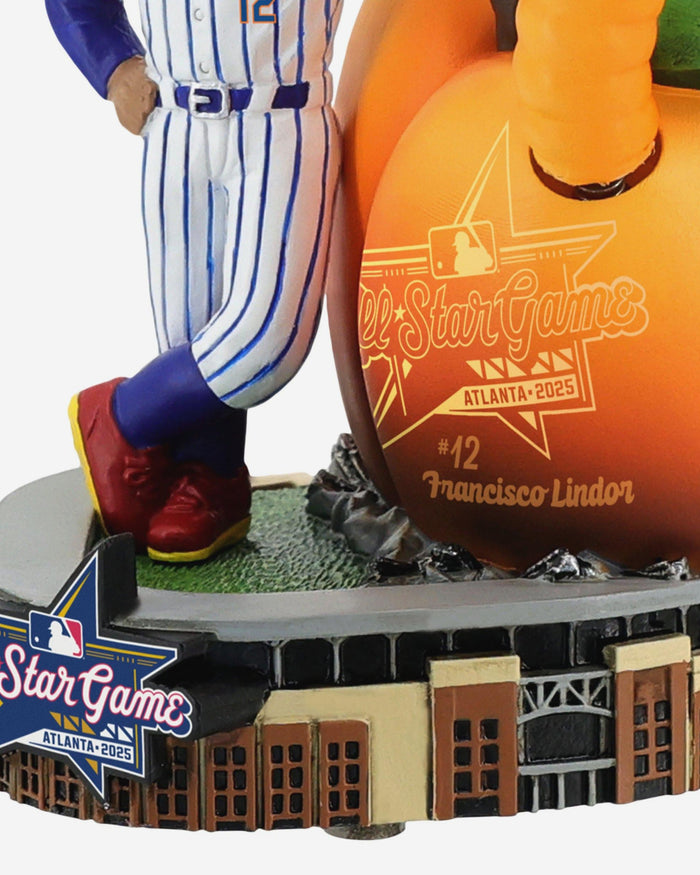 Francisco Lindor New York Mets 2025 MLB All-Star Peach Dual Bobblehead FOCO - FOCO.com