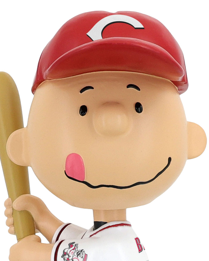 Cincinnati Reds Charlie Brown Peanuts Batting Bighead Bobblehead