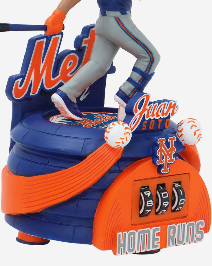 Juan Soto New York Mets Blue Uniform Home Run Counter Medium Bighead Bobblehead FOCO - FOCO.com