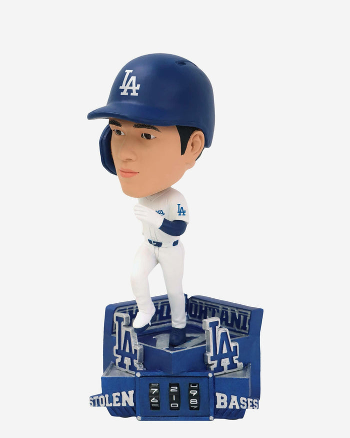 Shohei Ohtani Los Angeles Dodgers Stolen Base Counter Medium Bighead Bobblehead FOCO - FOCO.com