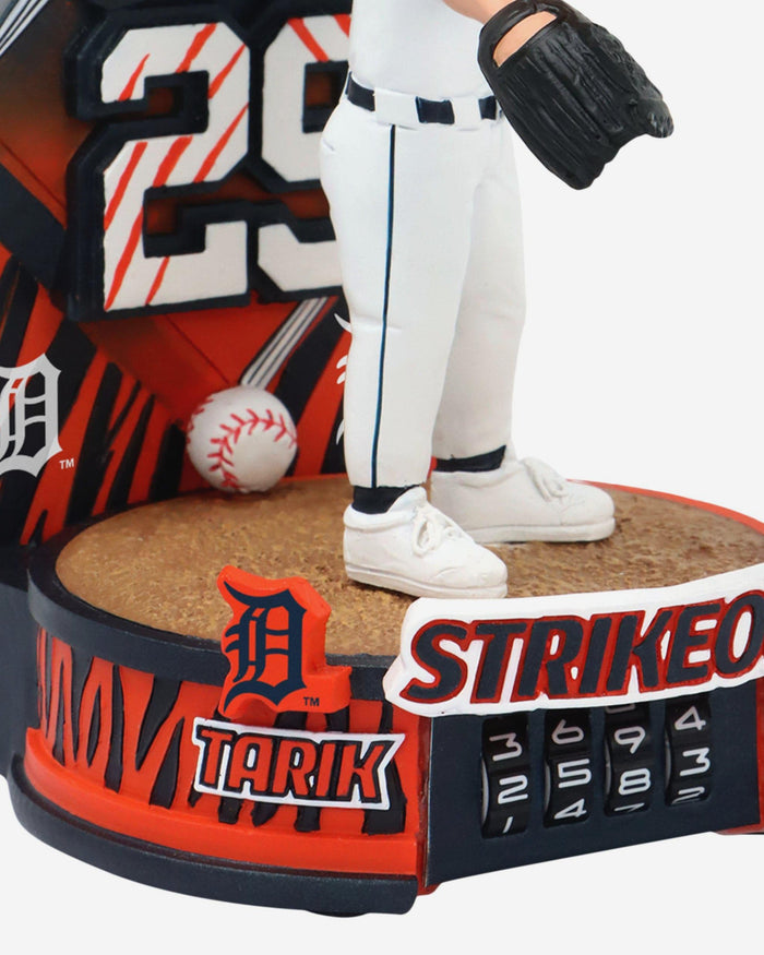 Tarik Skubal Detroit Tigers Strikeout Counter Medium Bighead Bobblehead FOCO - FOCO.com