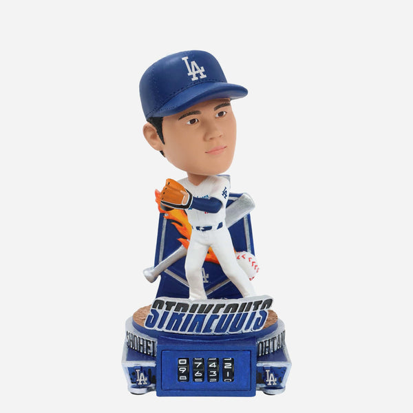FOCO Shohei Ohtani BIG HEADS ボブルヘッド Shohei Ohtani Los Angeles Dodgers Strike Out Counter Bighead