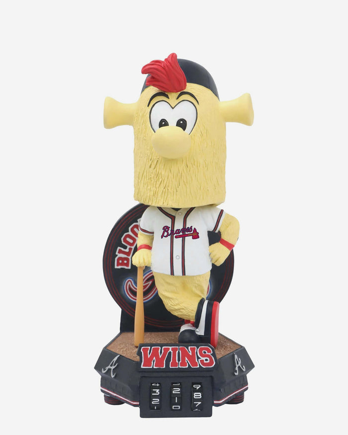 Blooper Atlanta Braves Win Counter Medium Bighead Bobblehead FOCO - FOCO.com