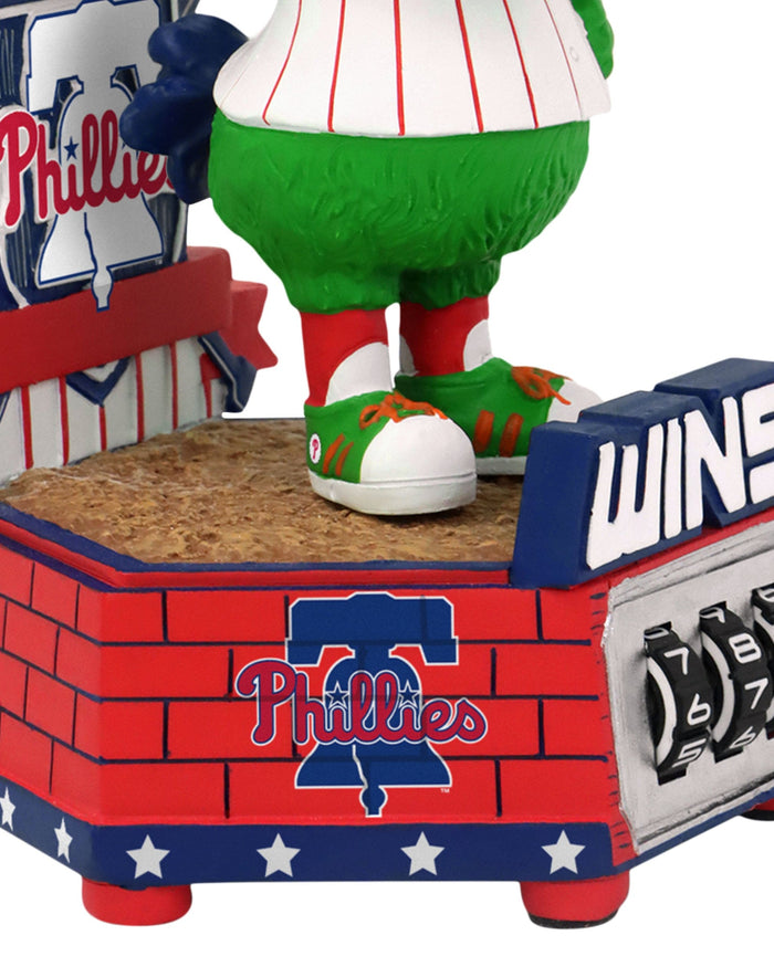 Phillie Phanatic Philadelphia Phillies Win Counter Medium Bighead Bobblehead FOCO - FOCO.com