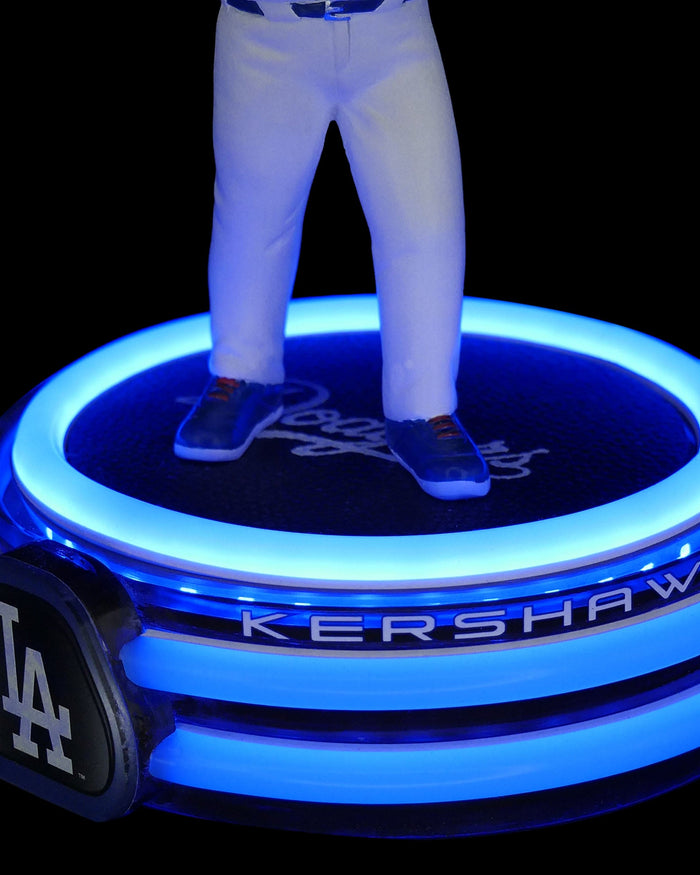 Clayton Kershaw Los Angeles Dodgers LED Neon Bighead Bobblehead FOCO - FOCO.com
