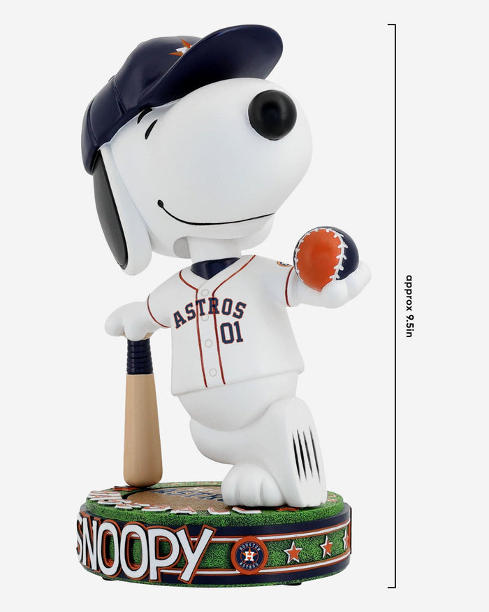 Houston Astros Snoopy Peanuts Batter Up Bighead Bobblehead FOCO - FOCO.com