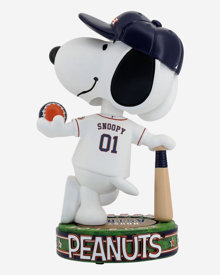Houston Astros Snoopy Peanuts Batter Up Bighead Bobblehead FOCO - FOCO.com